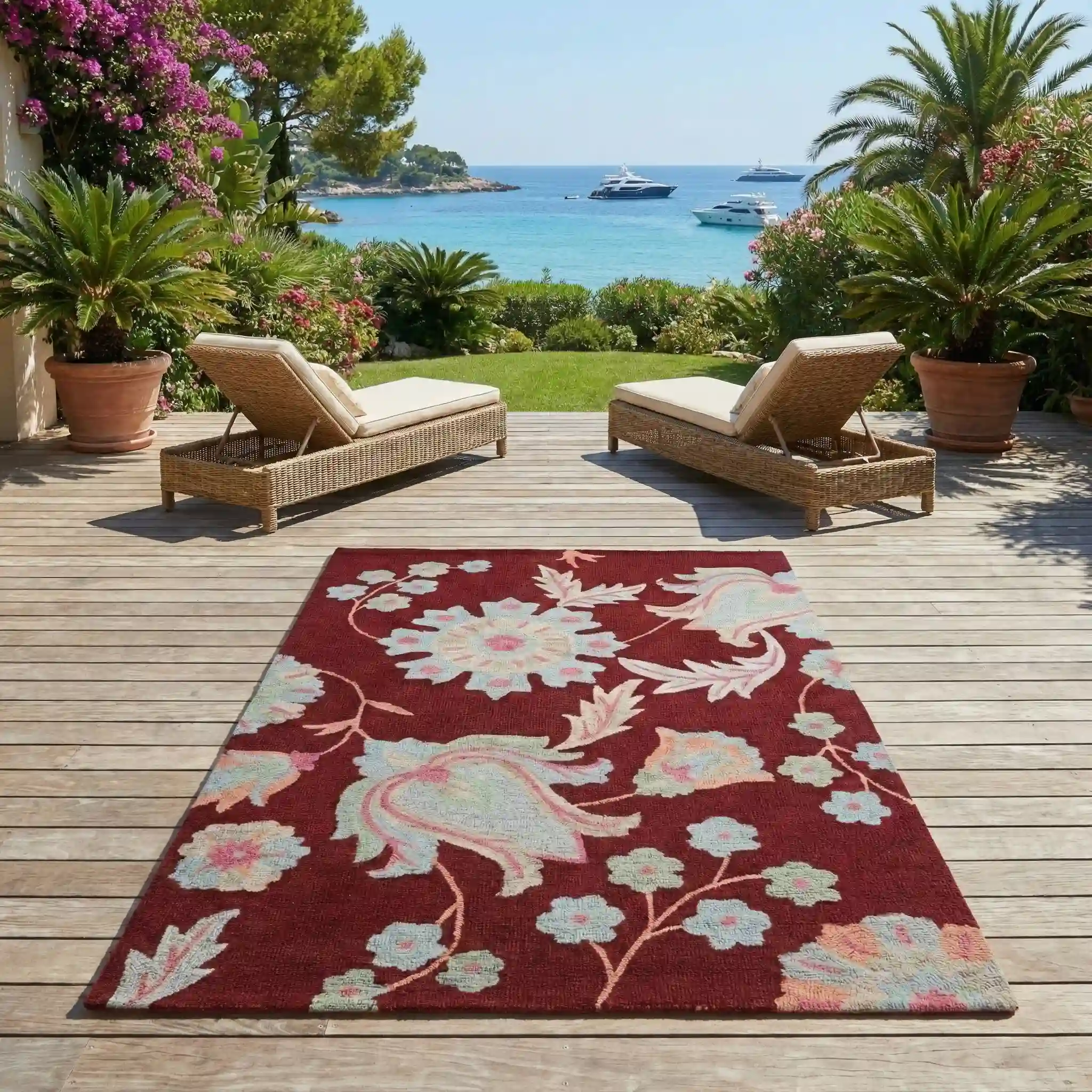 Heritage Floral woolen carpet