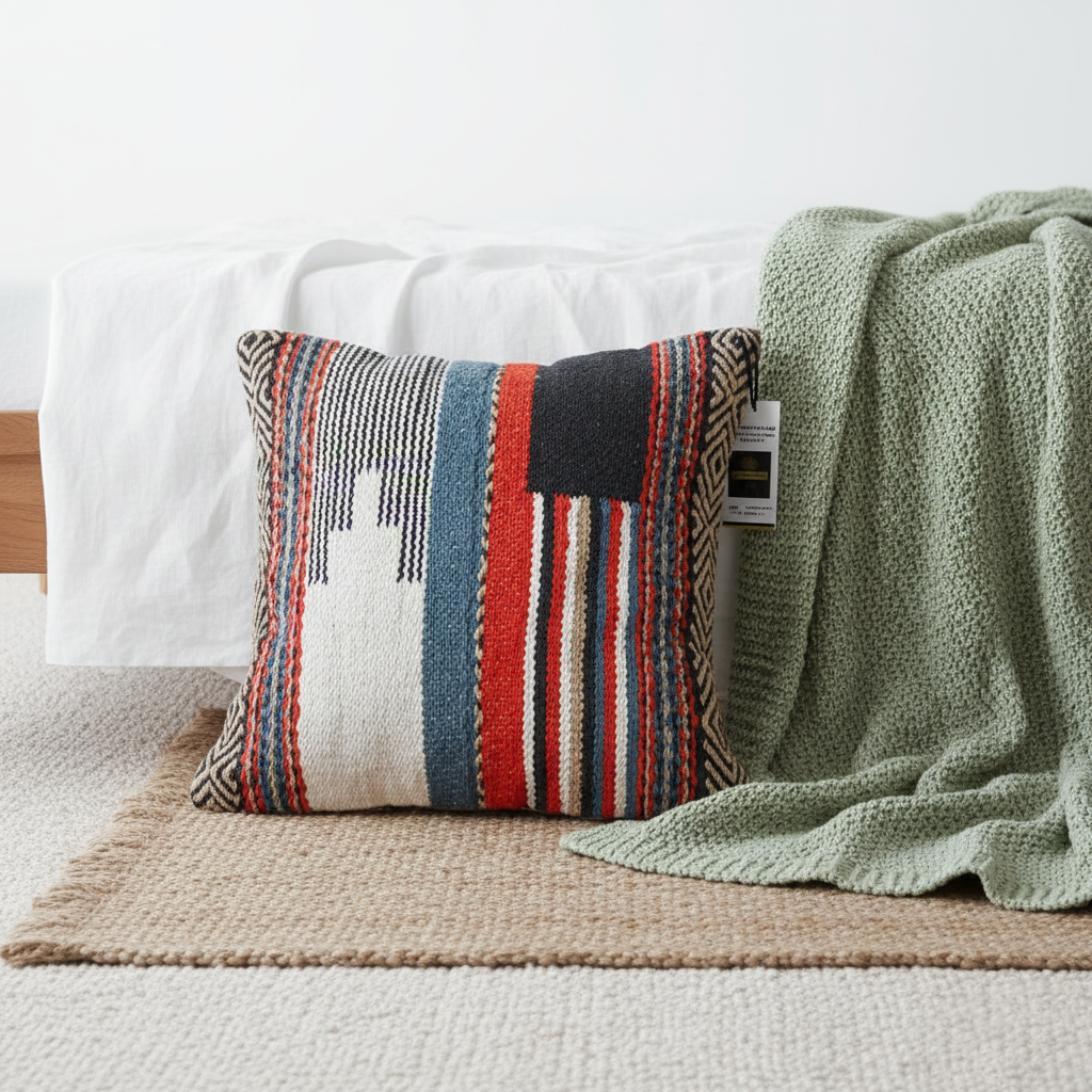 Pattern puls cotton cushion